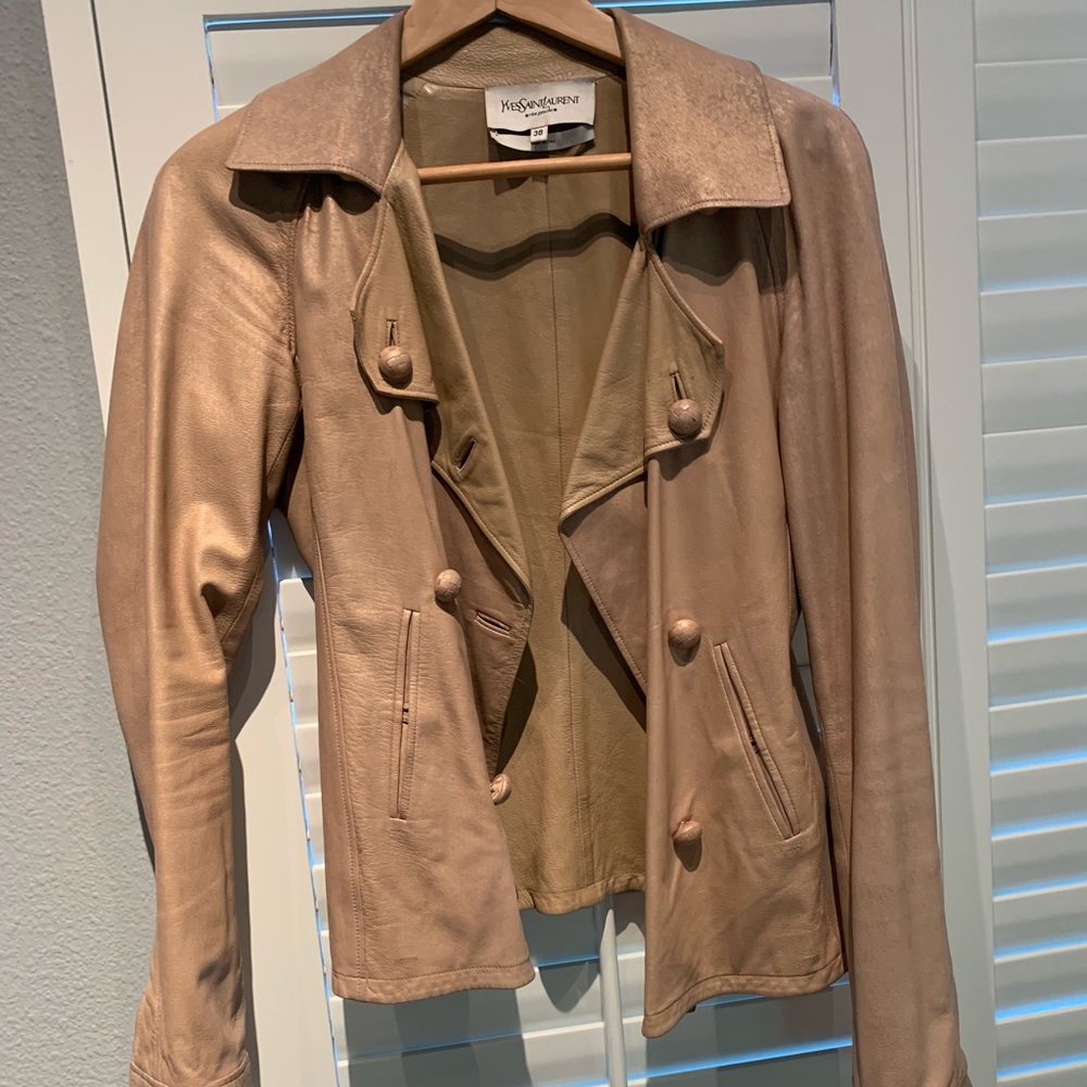 Yves Saint Laurent leather jacket
